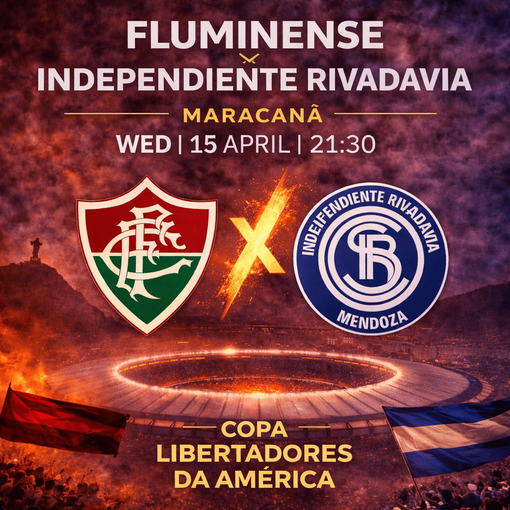 Fluminense x Independiente Rivadavia - 15/04 (21:30h)