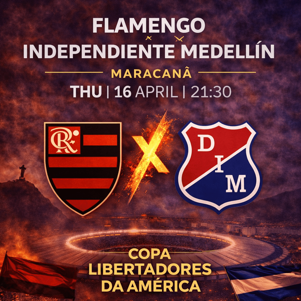 Flamengo x Independiente Medellin - 16/04 (21:30h)
